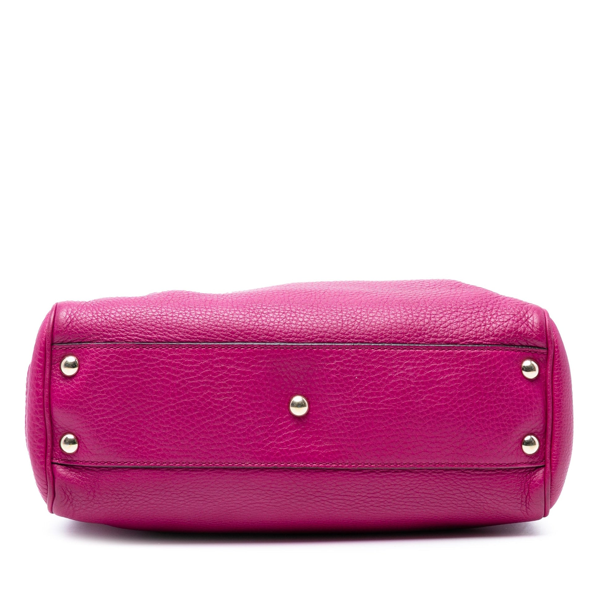 Gucci Small Calfskin Bamboo Shopper Satchel