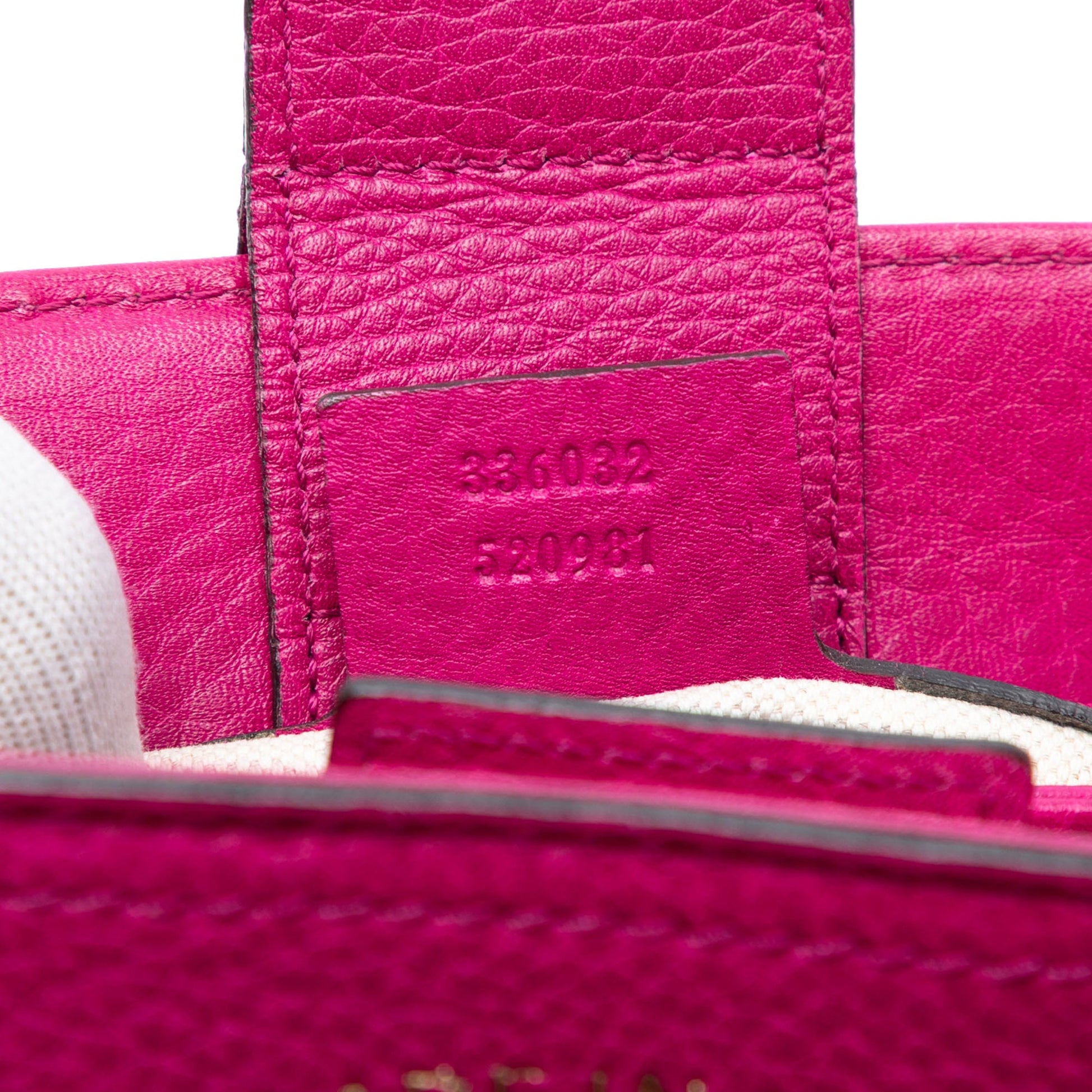 Gucci Small Calfskin Bamboo Shopper Satchel