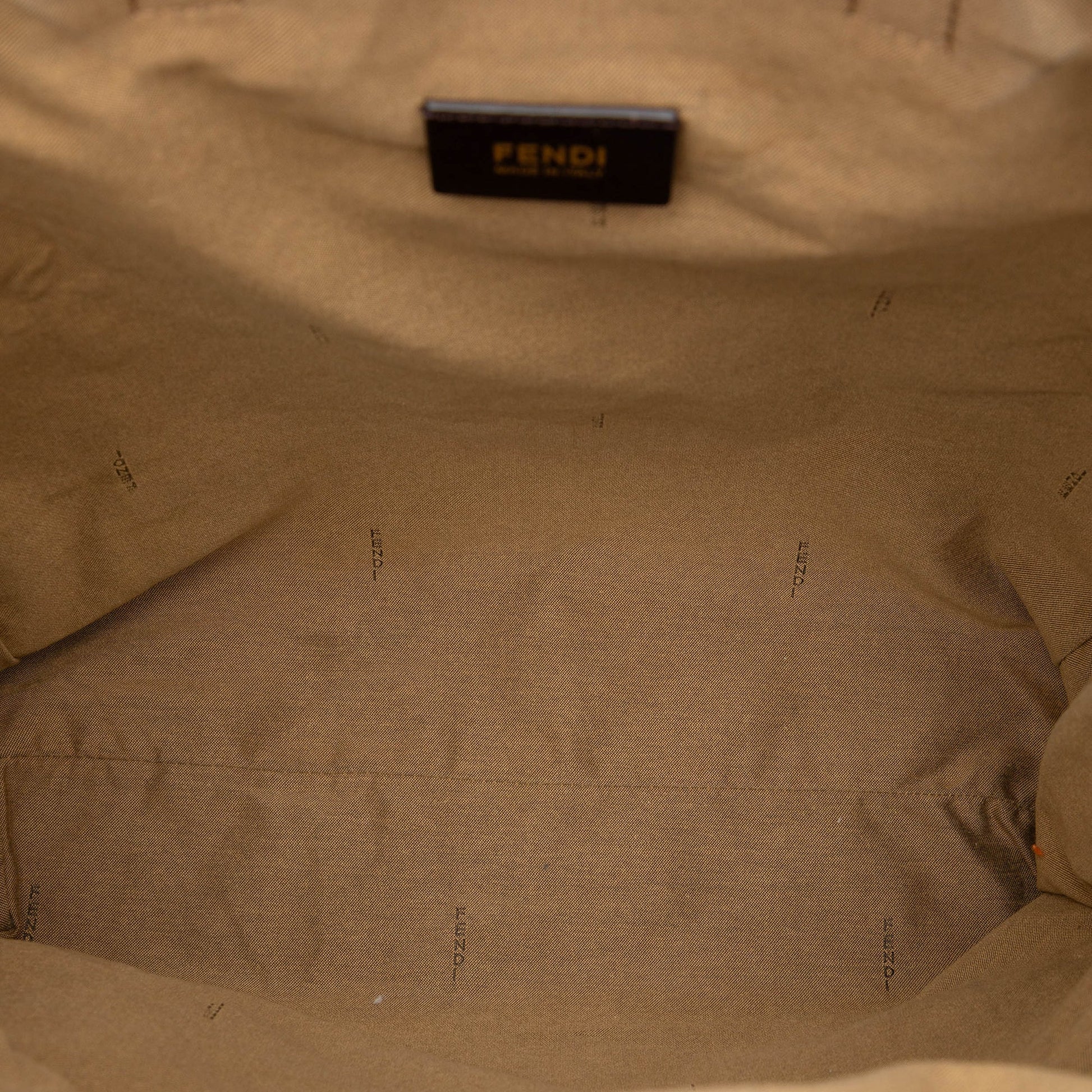Fendi Zucca Canvas Shopping Tote