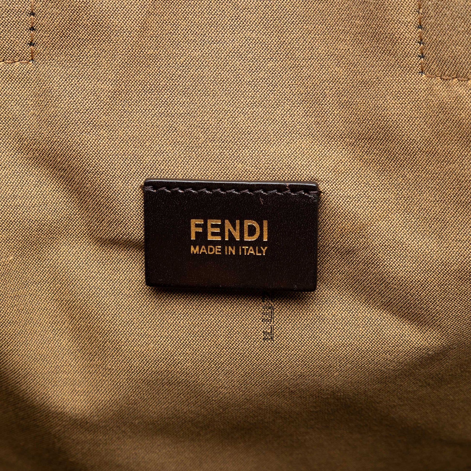 Fendi Zucca Canvas Shopping Tote
