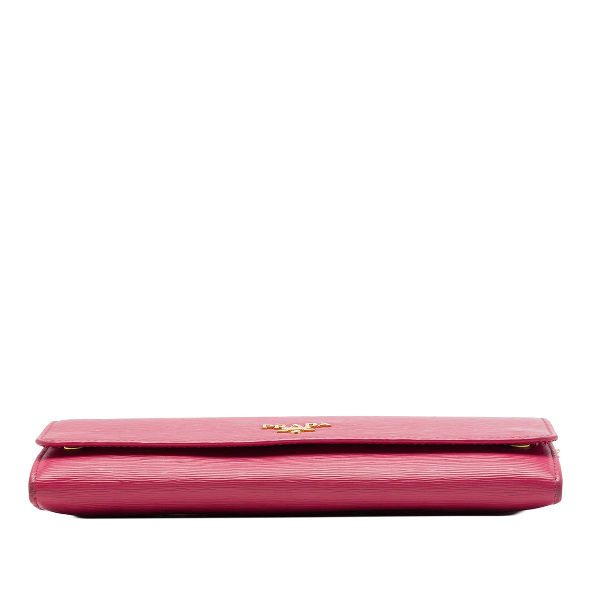 Prada Vitello Move Wallet on Chain — Pink