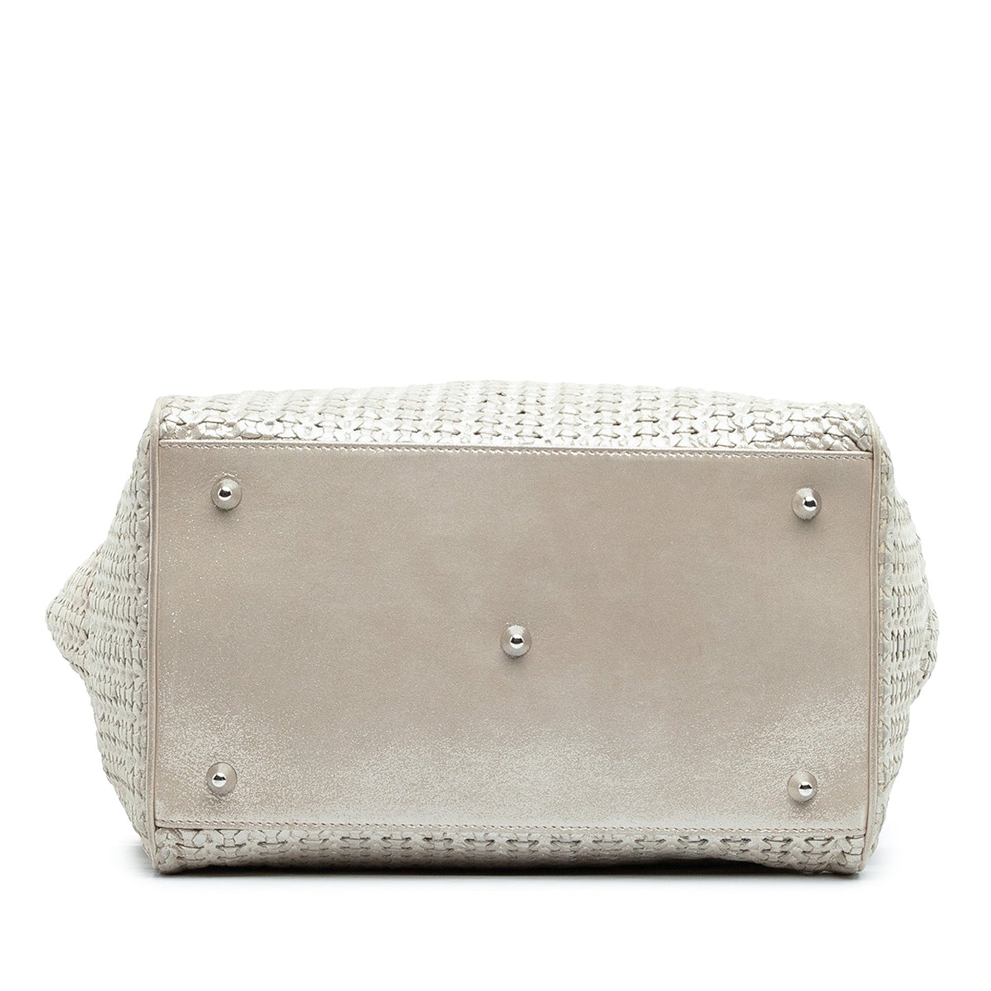 Dior Medium Woven Iridescent Calfskin Soft Lady Dior