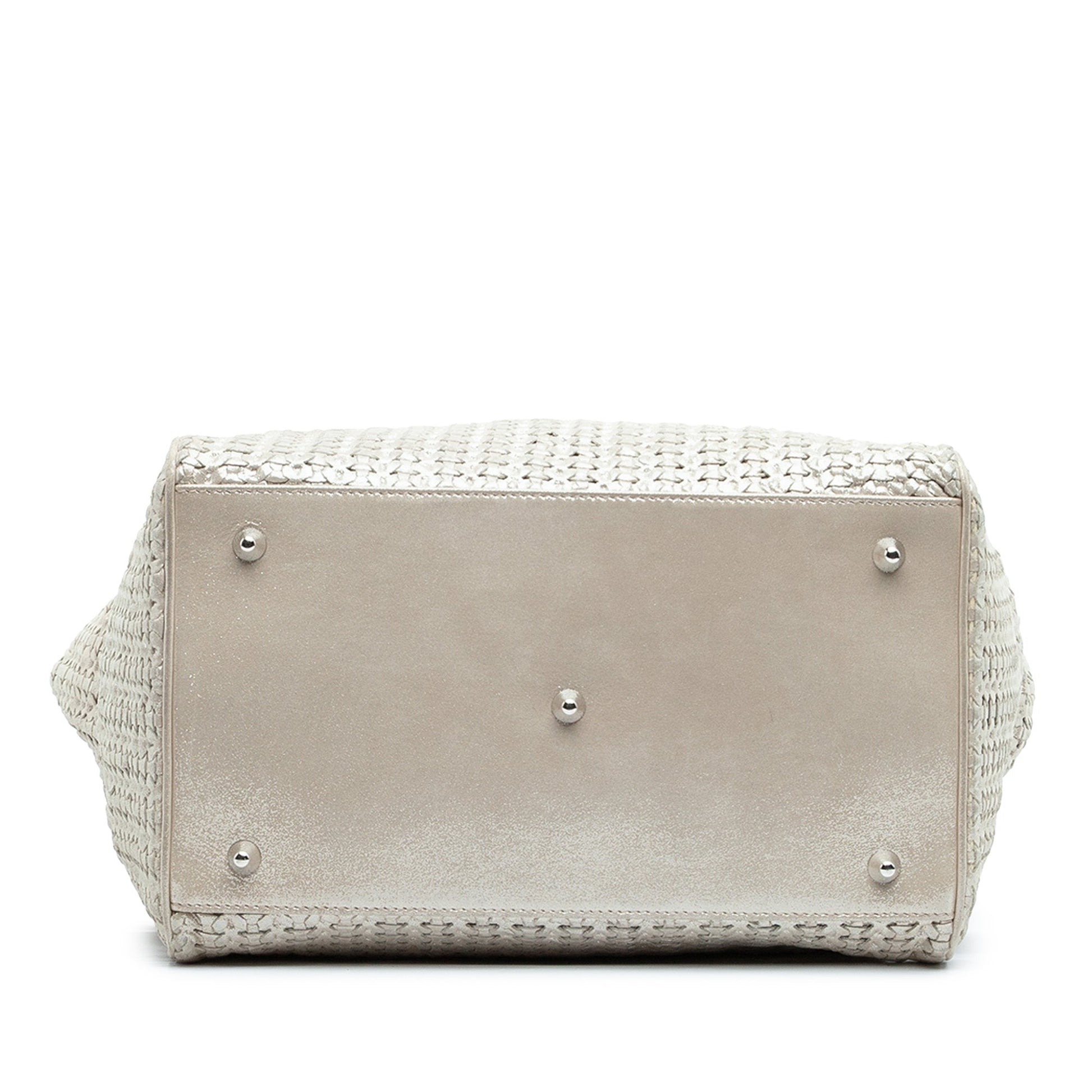 Dior Medium Woven Iridescent Calfskin Soft Lady Dior