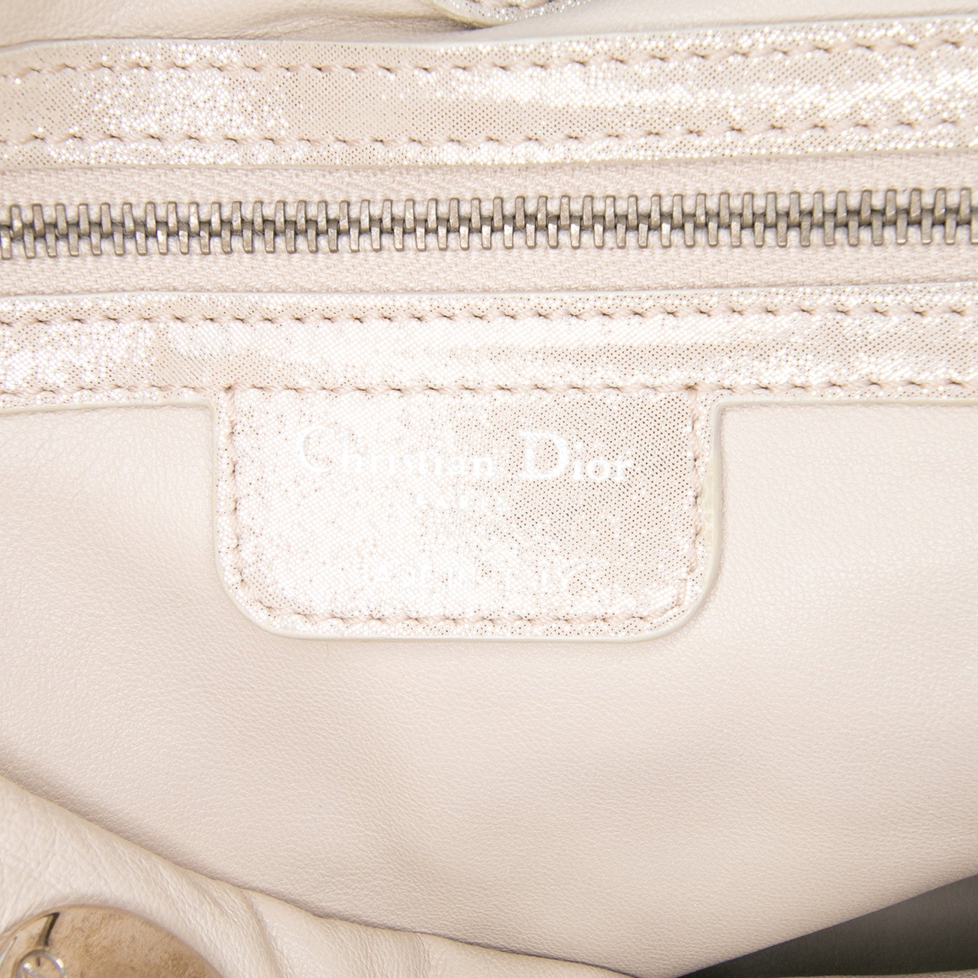 Dior Medium Woven Iridescent Calfskin Soft Lady Dior