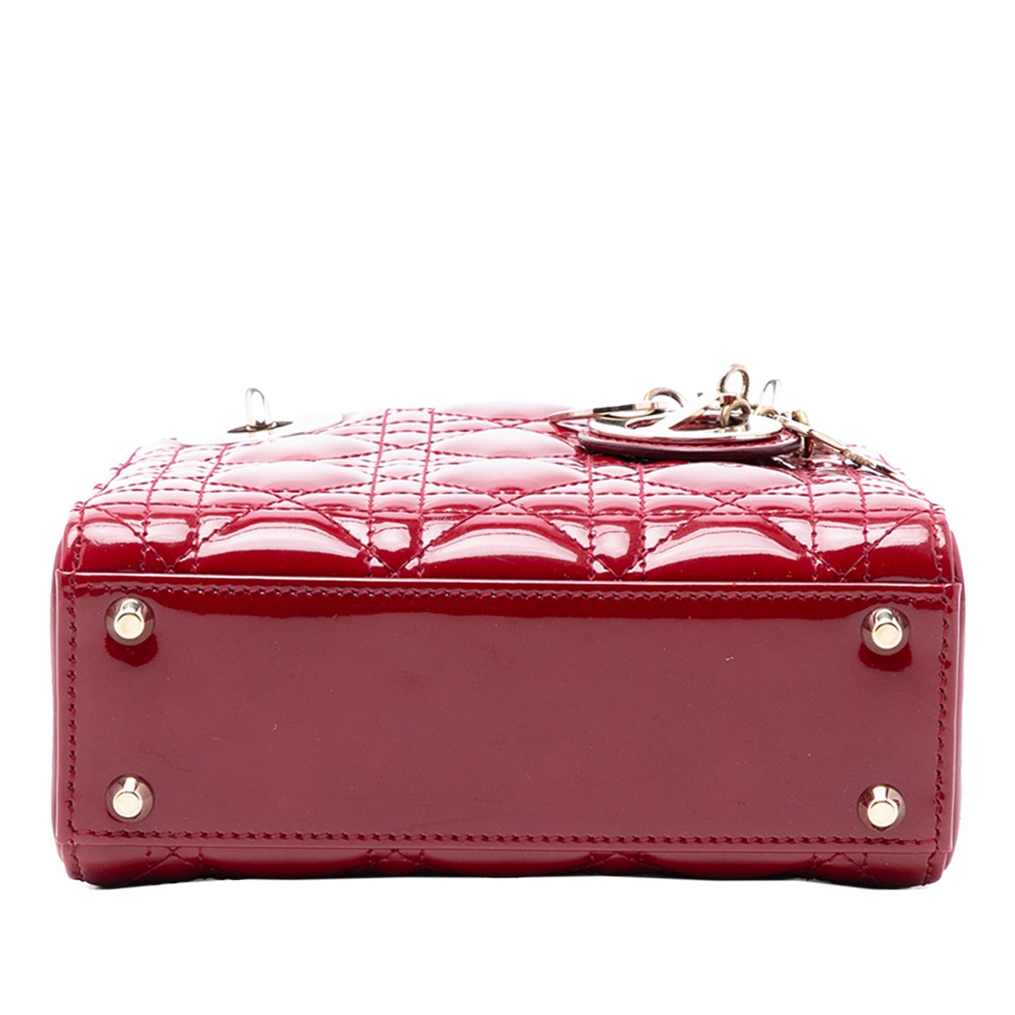 Dior Mini Patent Cannage Lady Dior
