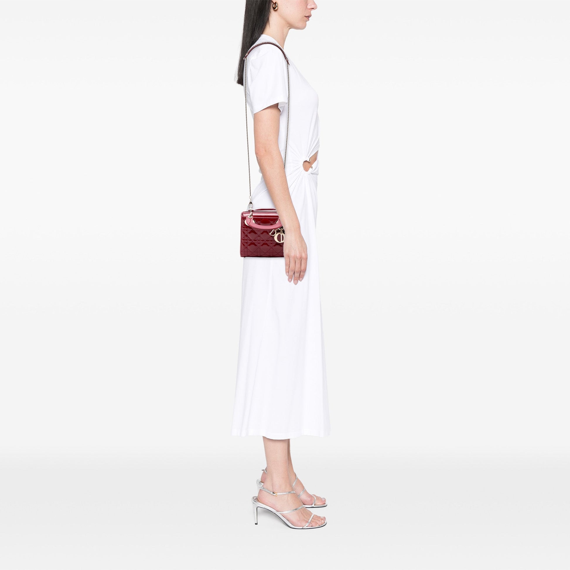 Dior Mini Patent Cannage Lady Dior