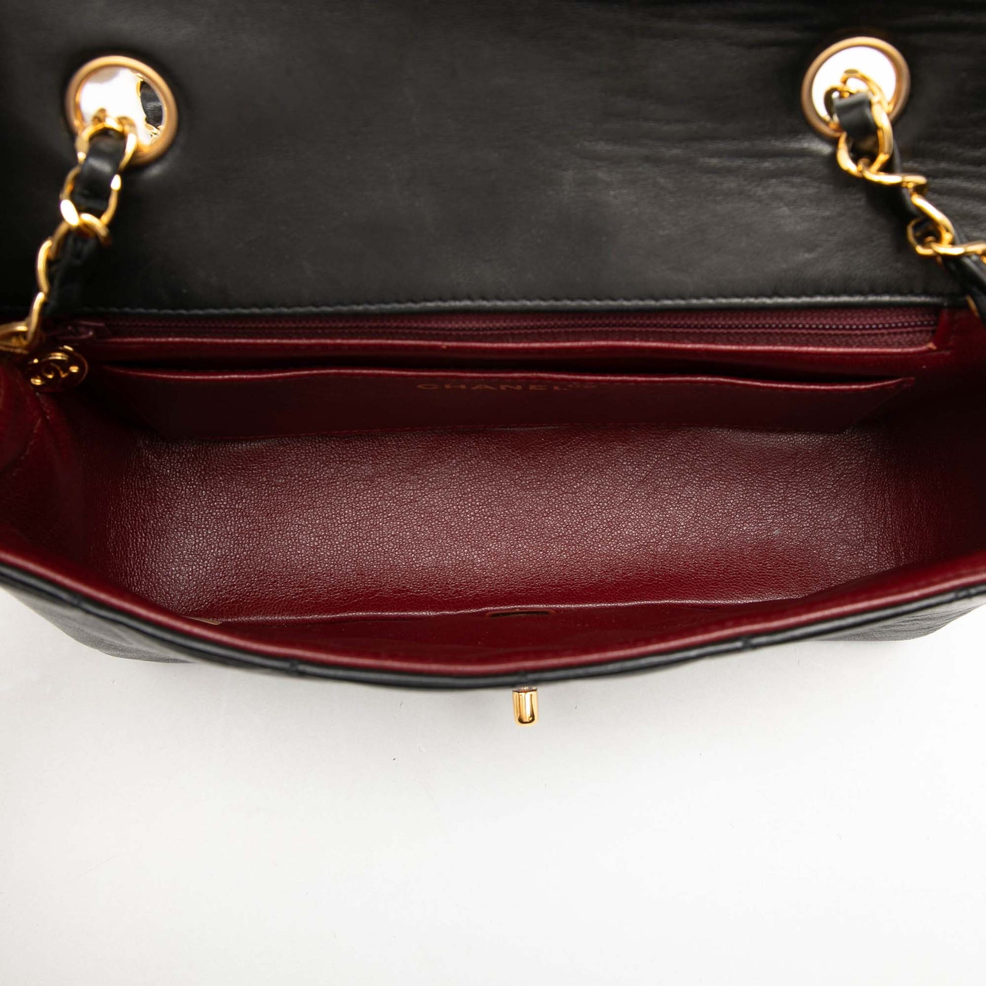 Chanel Small Lambskin Diana Flap