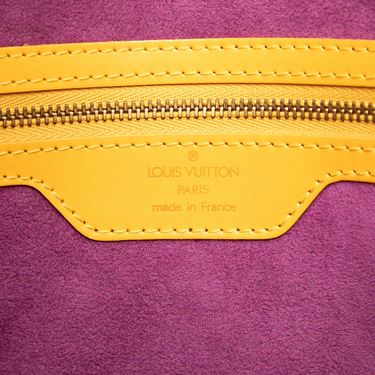 Louis Vuitton Epi Saint Jacques GM Long Strap — Yellow
