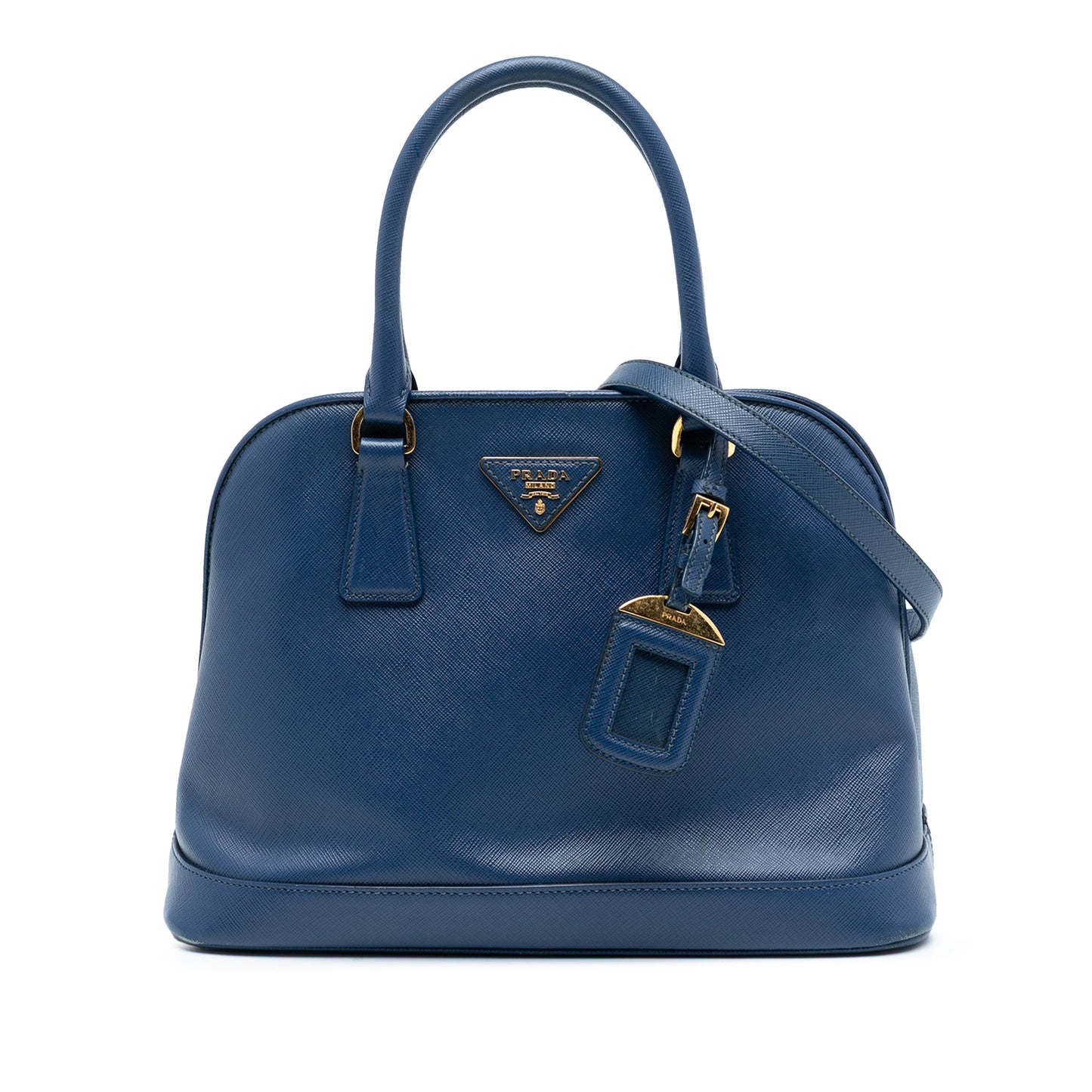 Prada Medium Saffiano Lux Open Promenade Satchel