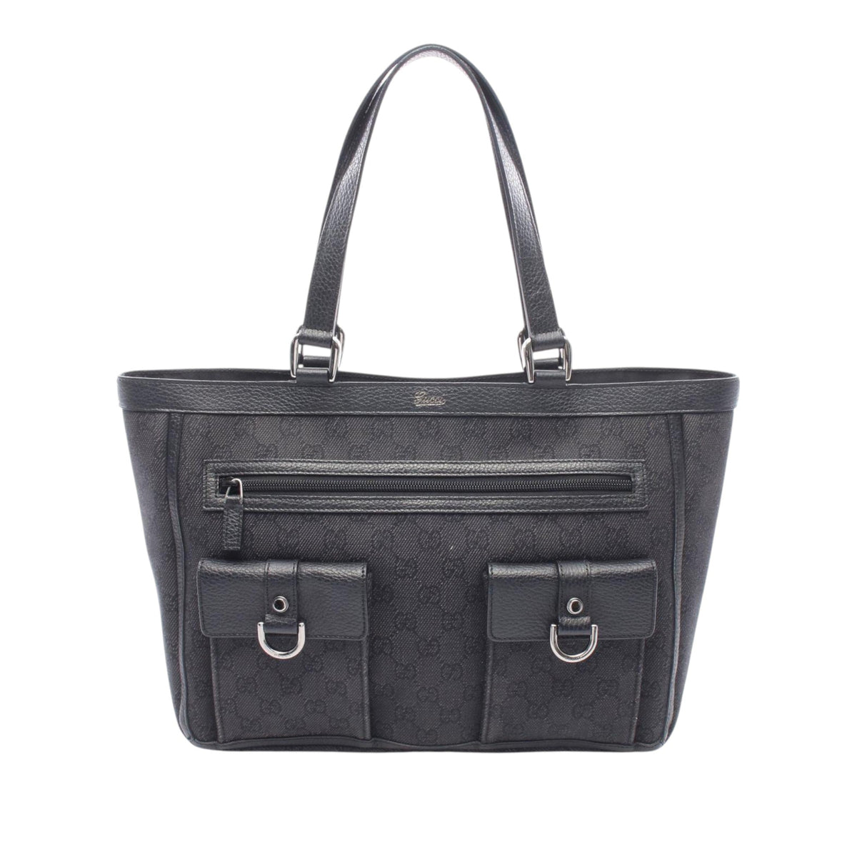 Gucci GG Canvas Abbey D Ring Pocket Tote