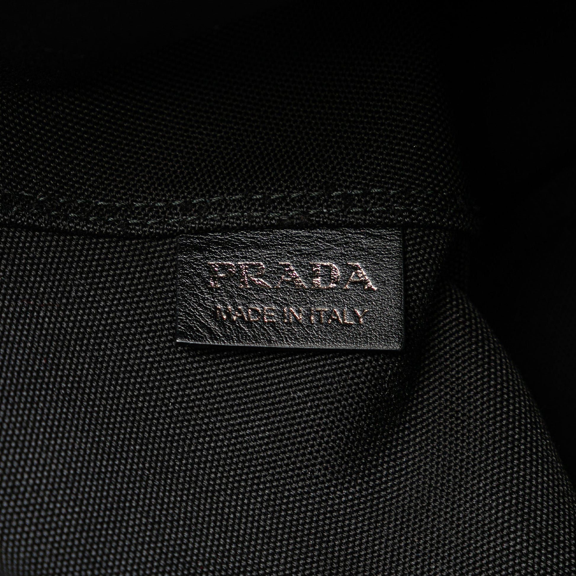 Prada Denim Logo Satchel