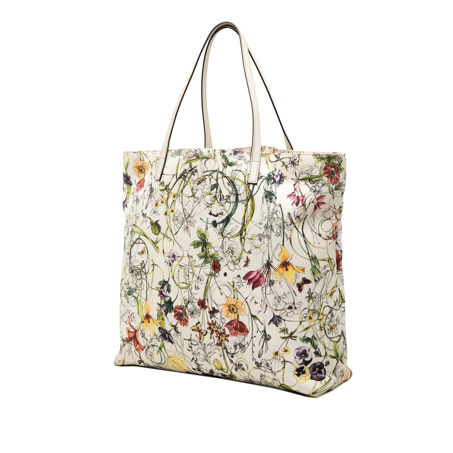 Gucci Canvas Flora Tote