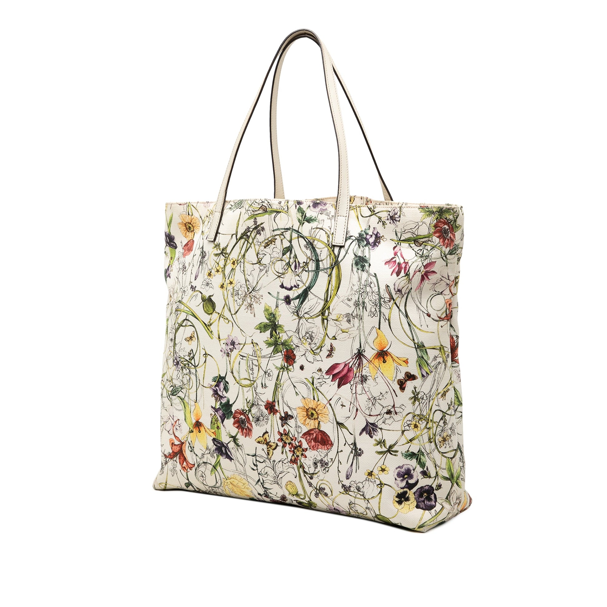 Gucci Canvas Flora Tote