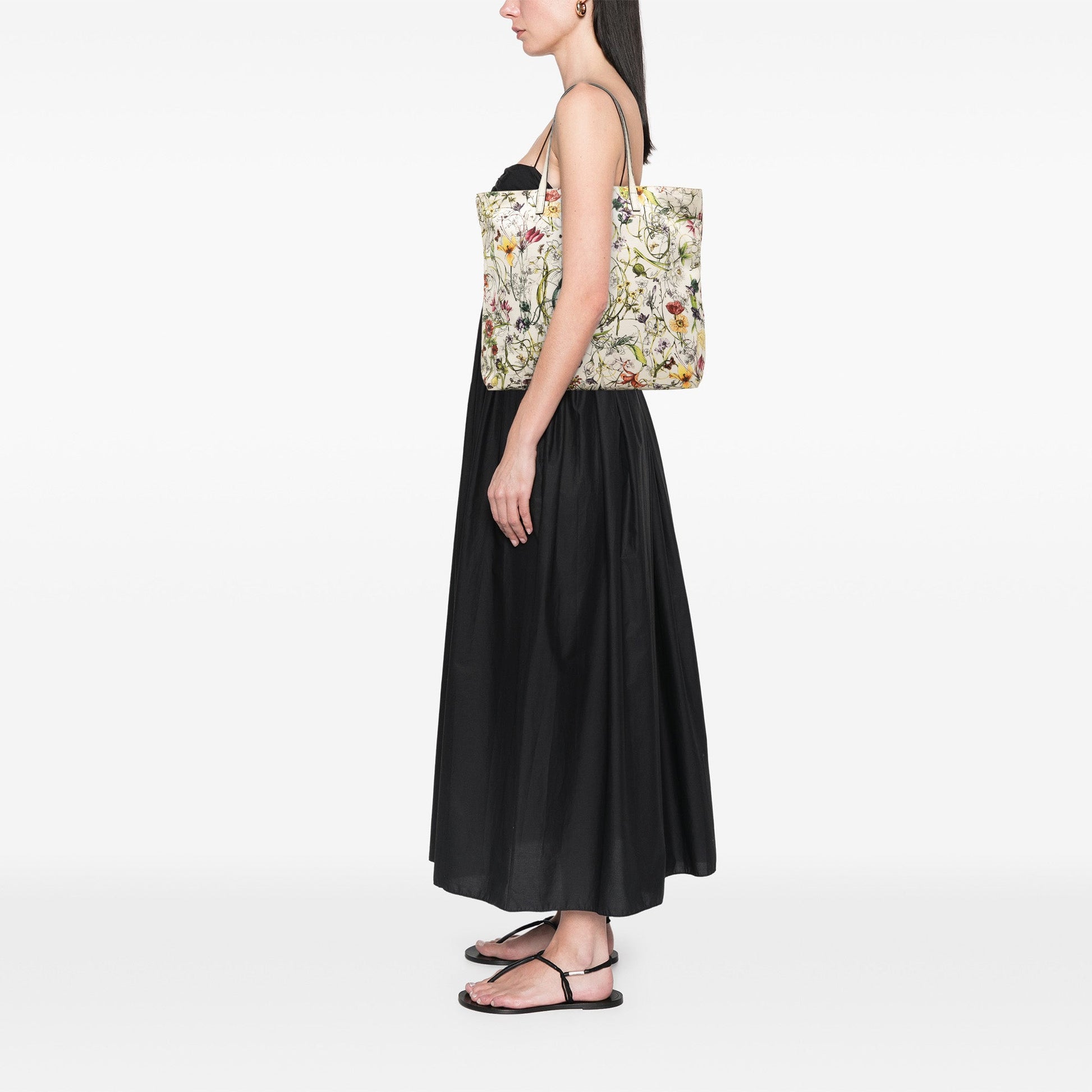 Gucci Canvas Flora Tote