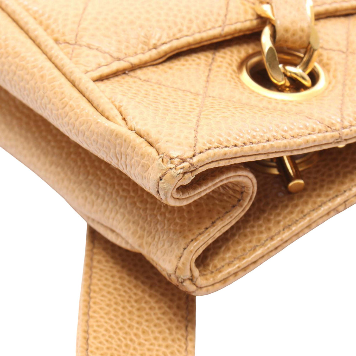 Chanel Quilted Caviar Ball Charm Tote