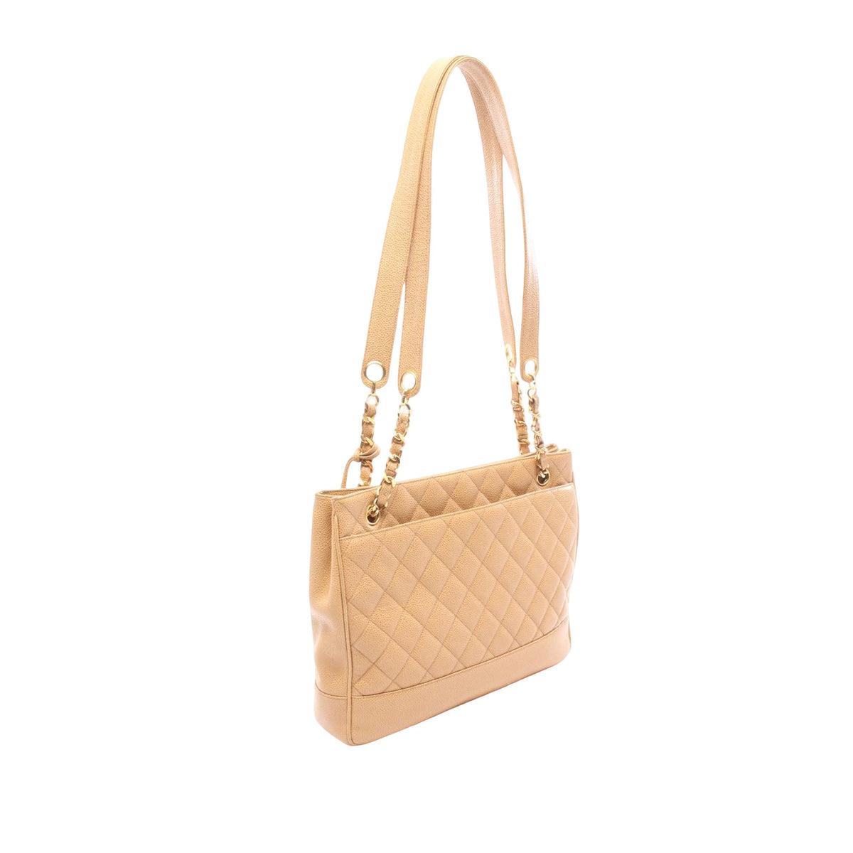 Chanel Quilted Caviar Ball Charm Tote