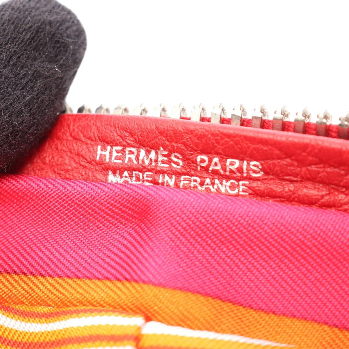 Hermès Brides de Gala Silky Pop Tote — Orange