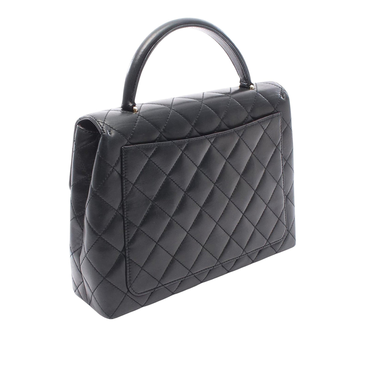 Chanel Quilted Lambskin Kelly Top Handle Bag