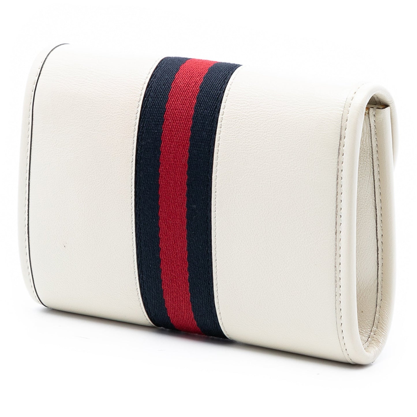 Gucci Mini Calfskin Rajah Web Chain Crossbody