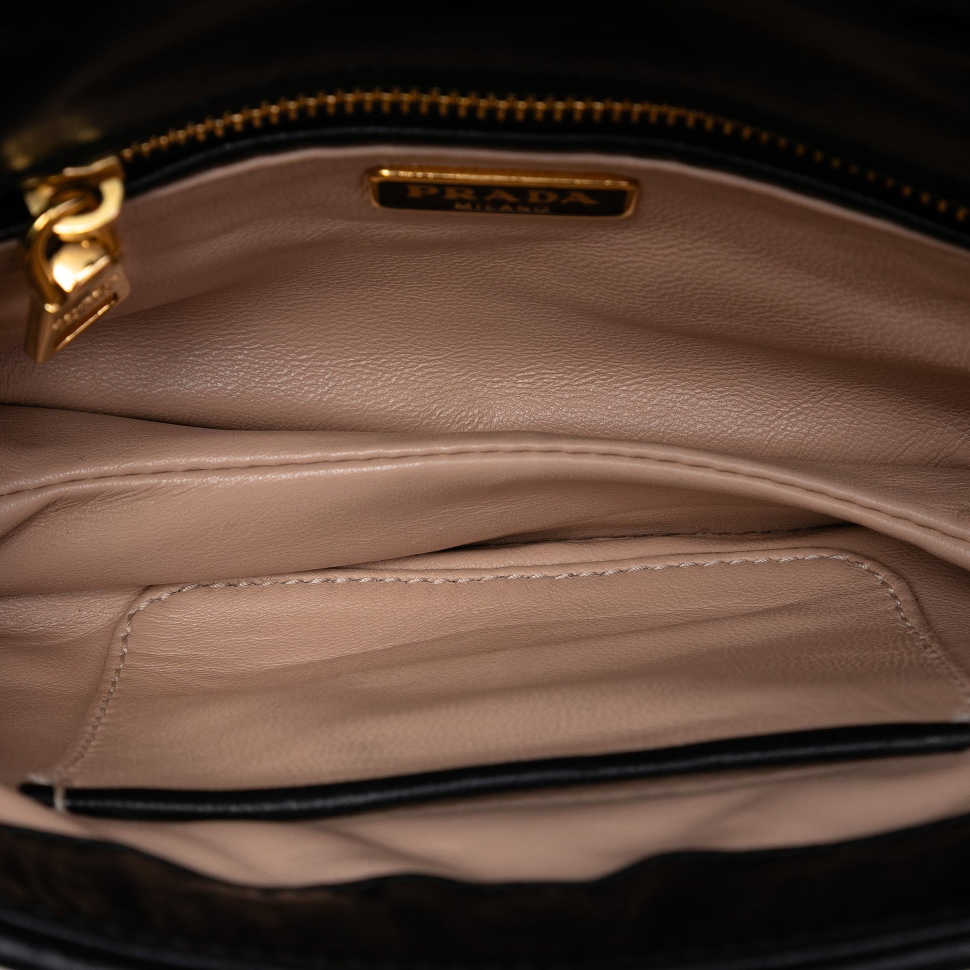 Prada Leather Lips Applique Crossbody
