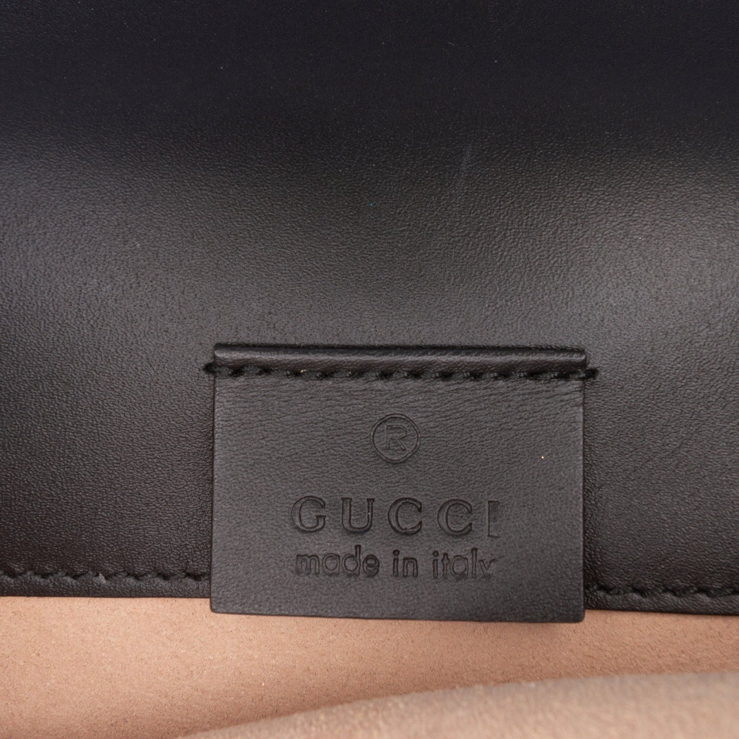 Gucci Super Mini Calfskin Web Sylvie Chain Crossbody
