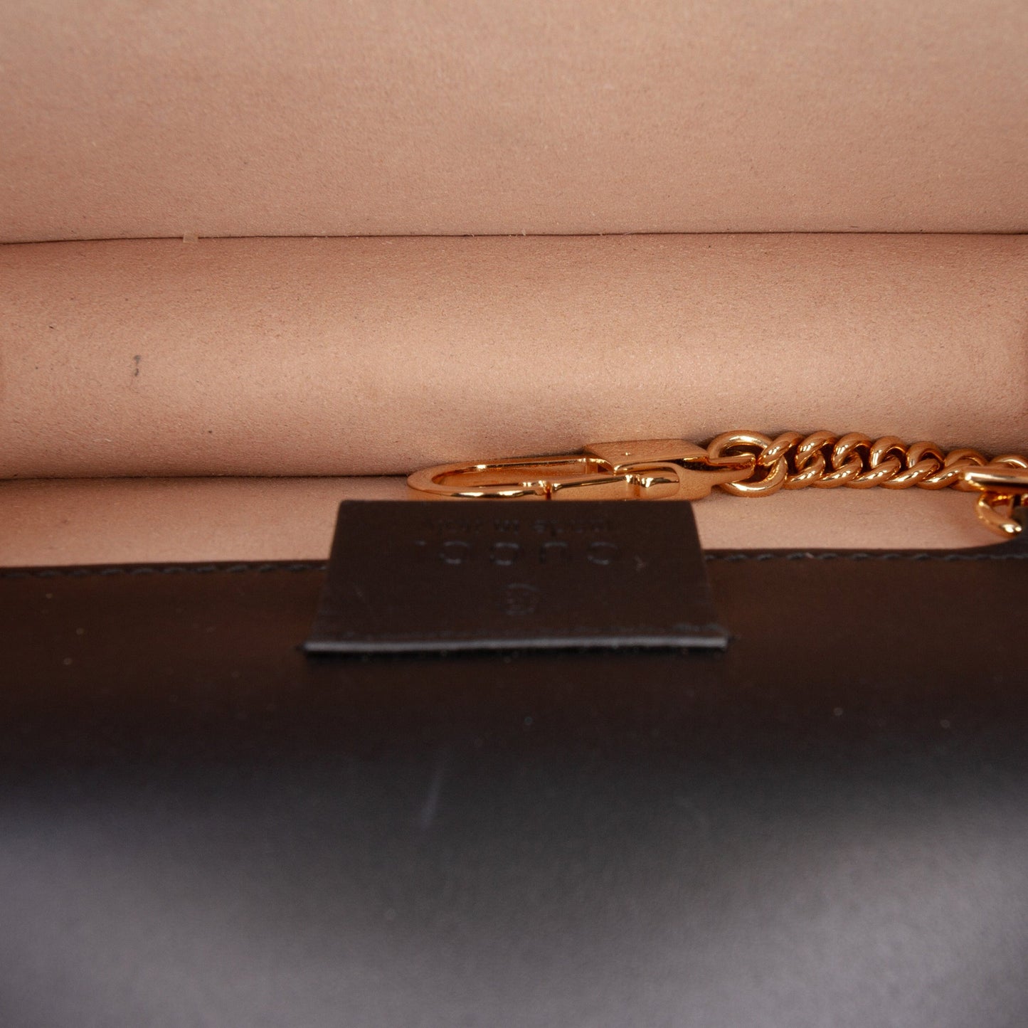 Gucci Super Mini Calfskin Web Sylvie Chain Crossbody