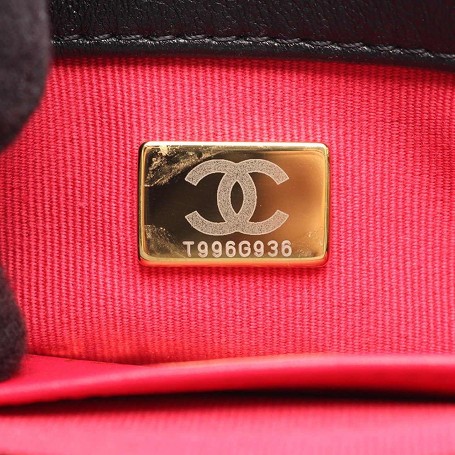 Chanel Mini Quilted Lambskin Acrylic Coco Love Flap