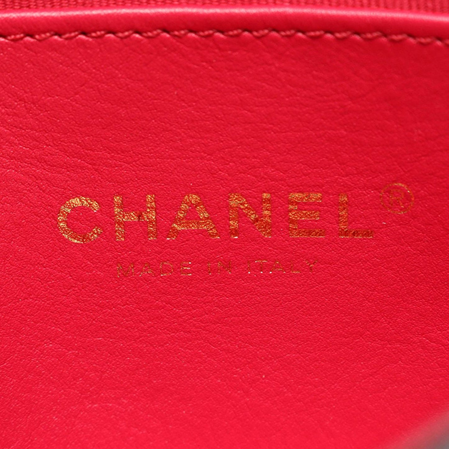 Chanel Mini Quilted Lambskin Acrylic Coco Love Flap