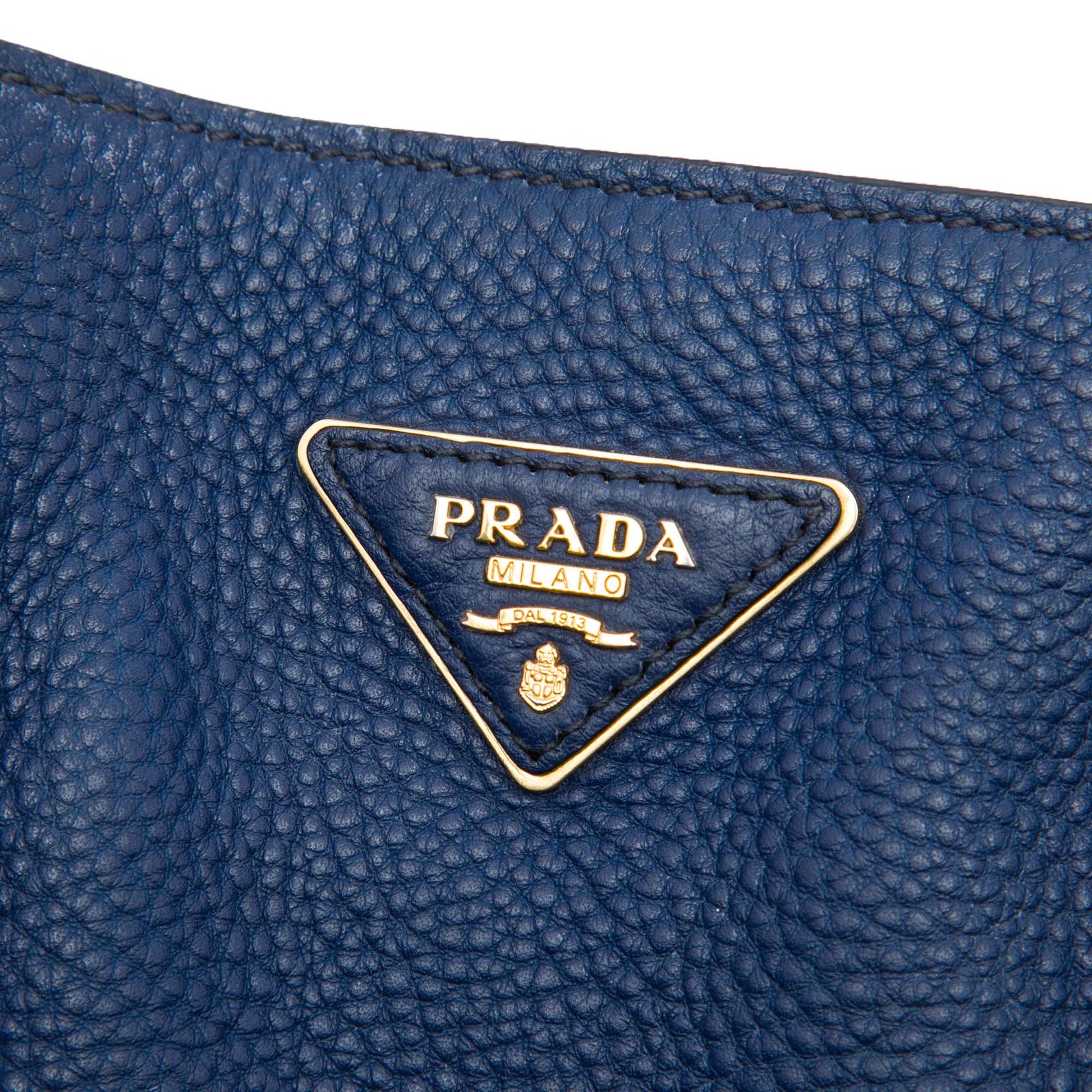 Prada Vitello Daino Open Convertible Tote