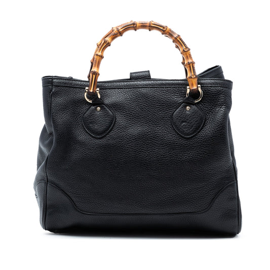 Gucci Calfskin Bamboo Diana Tote