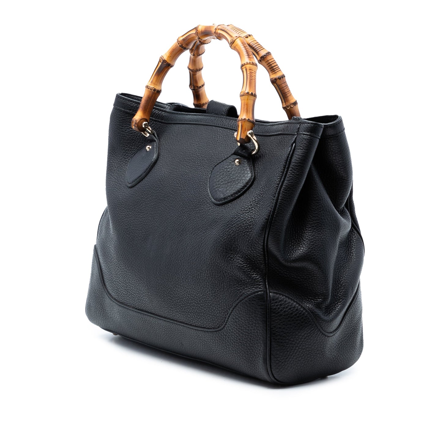 Gucci Calfskin Bamboo Diana Tote