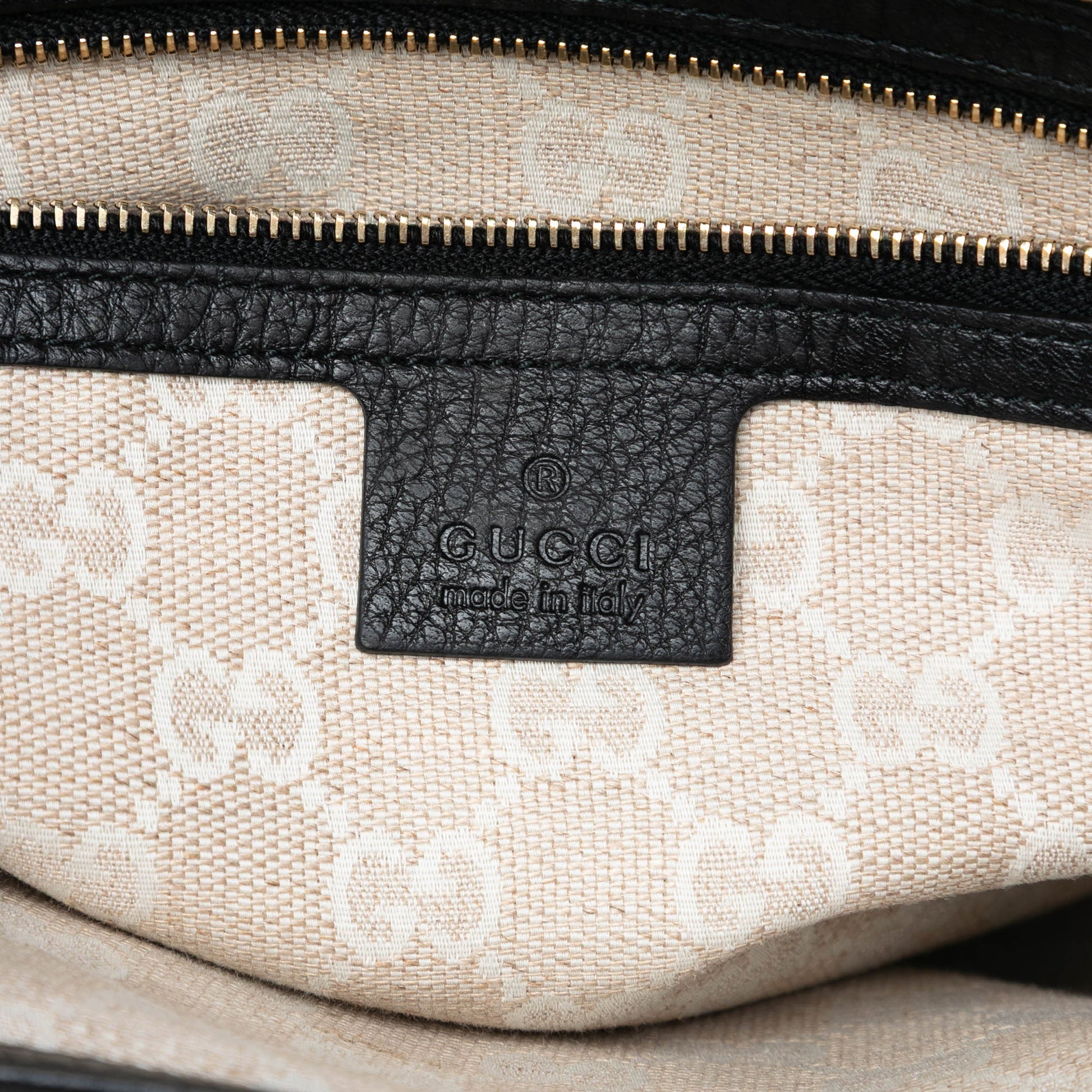 Gucci Calfskin Bamboo Diana Tote