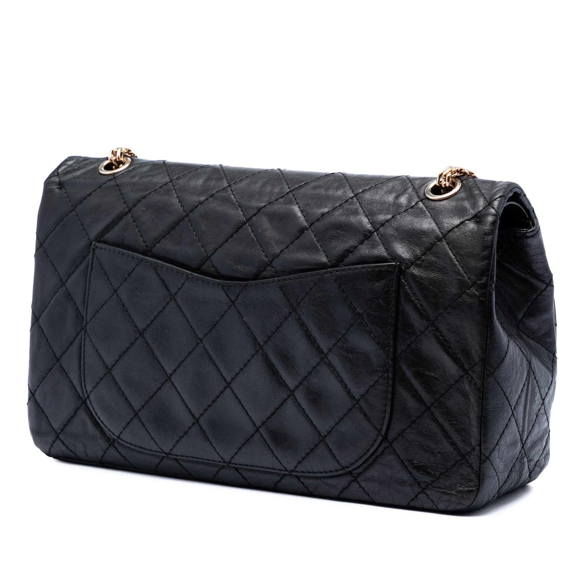 Chanel Quilted Aged Calfskin Reissue 2.55 Double Flap 227