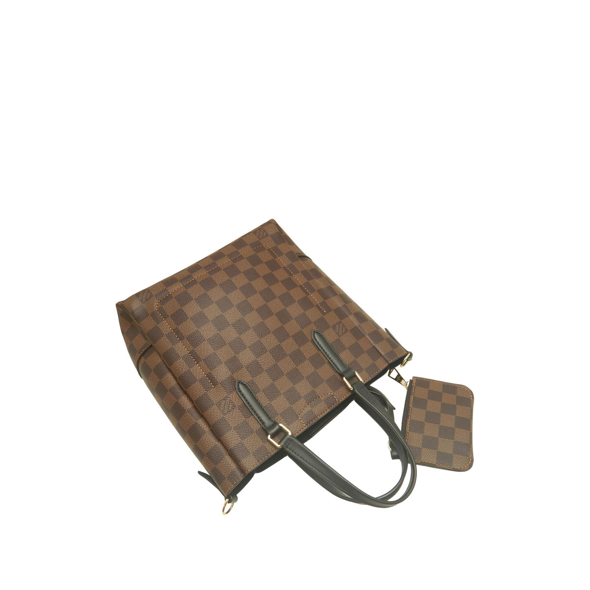 Louis Vuitton Damier Ebene Belmont MM — Brown