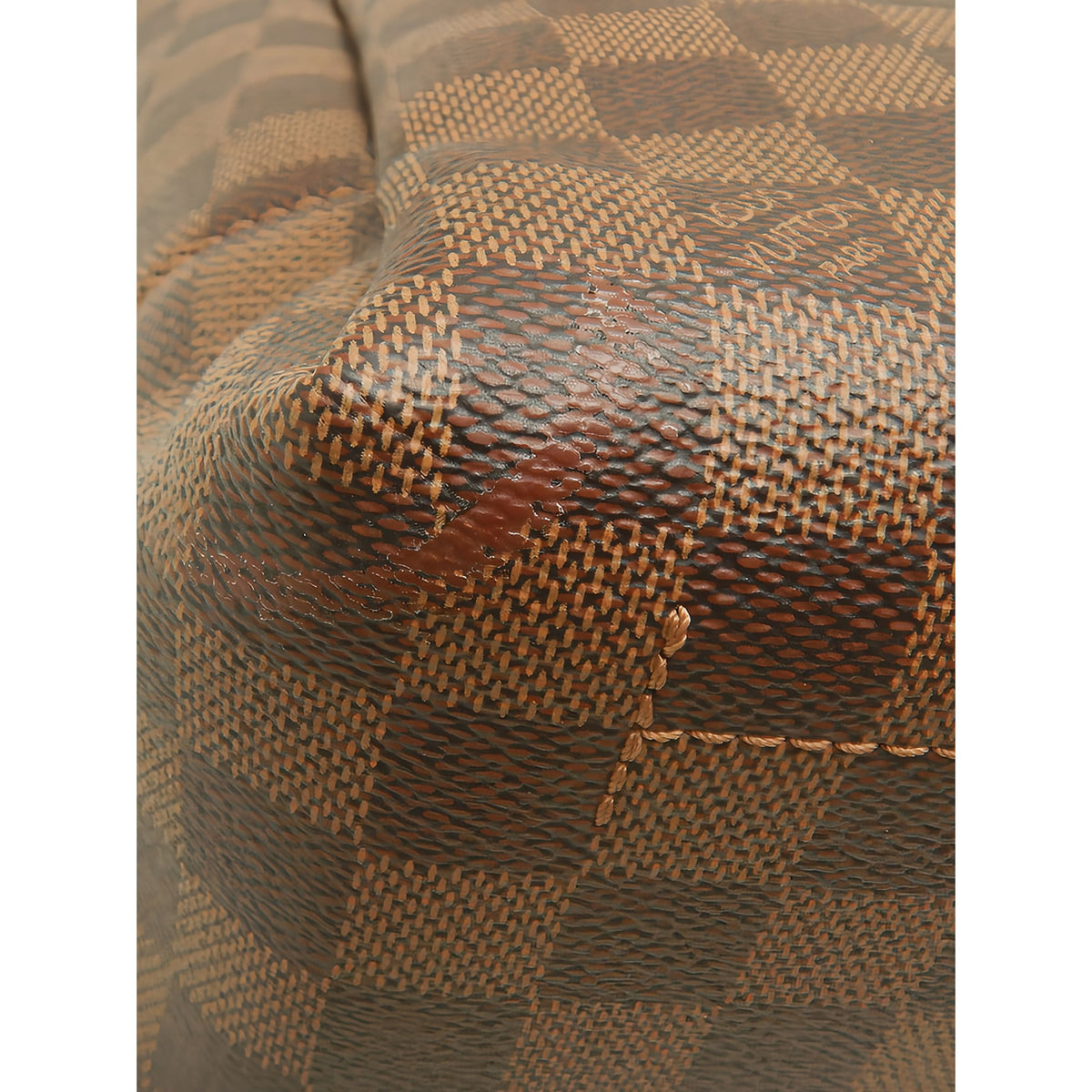 Louis Vuitton Damier Ebene Belmont MM — Brown