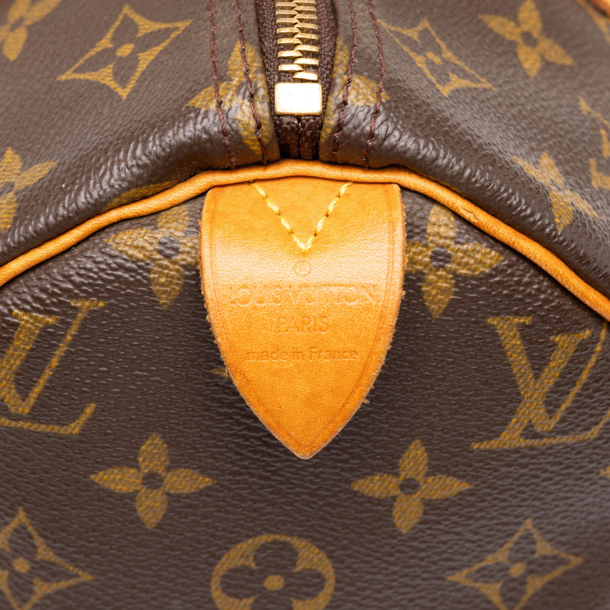 Louis Vuitton Monogram Speedy 30 — Brown