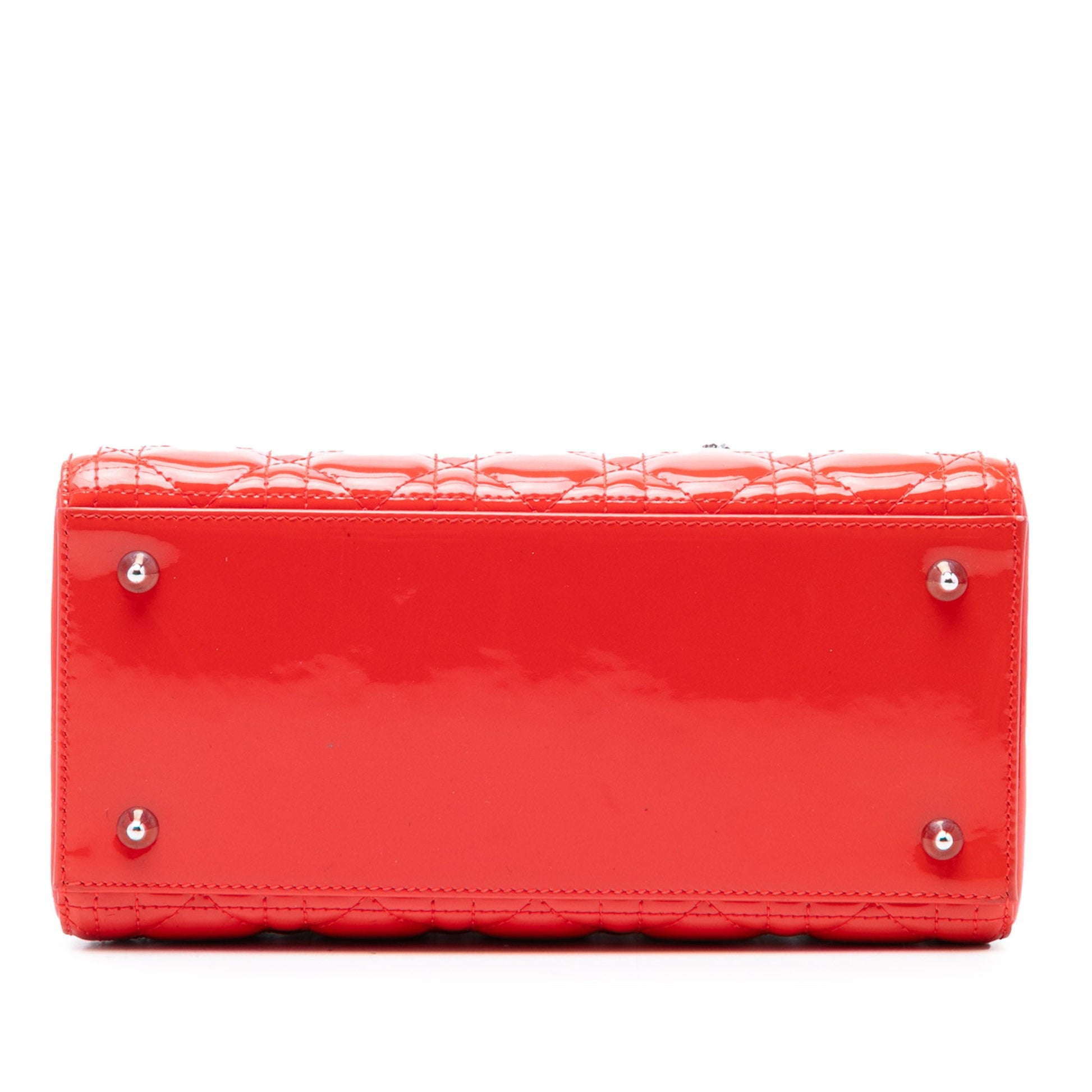Dior Medium Patent Cannage Lady Dior