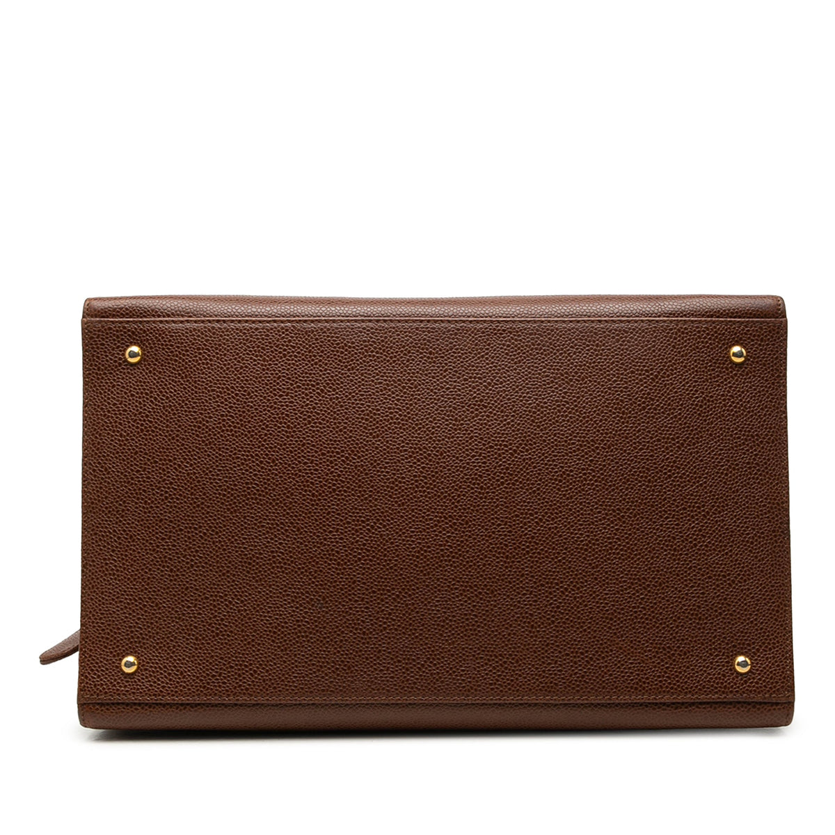Chanel CC Caviar Tote — Brown