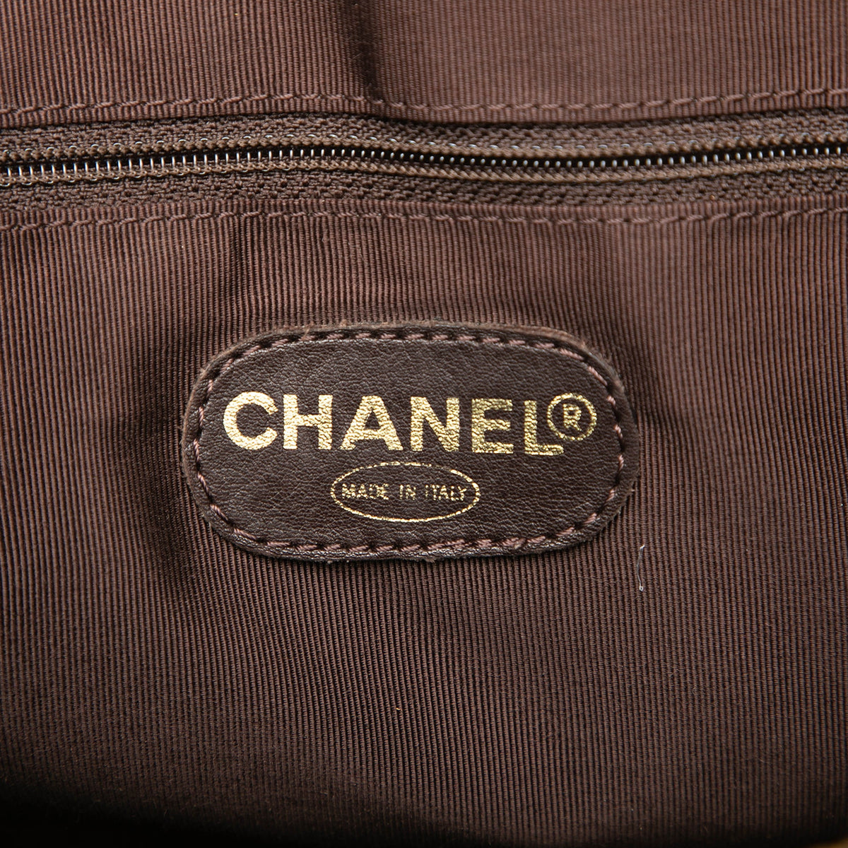Chanel CC Caviar Tote — Brown