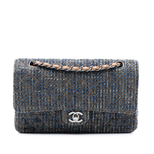 Chanel Medium Classic Tweed Double Flap