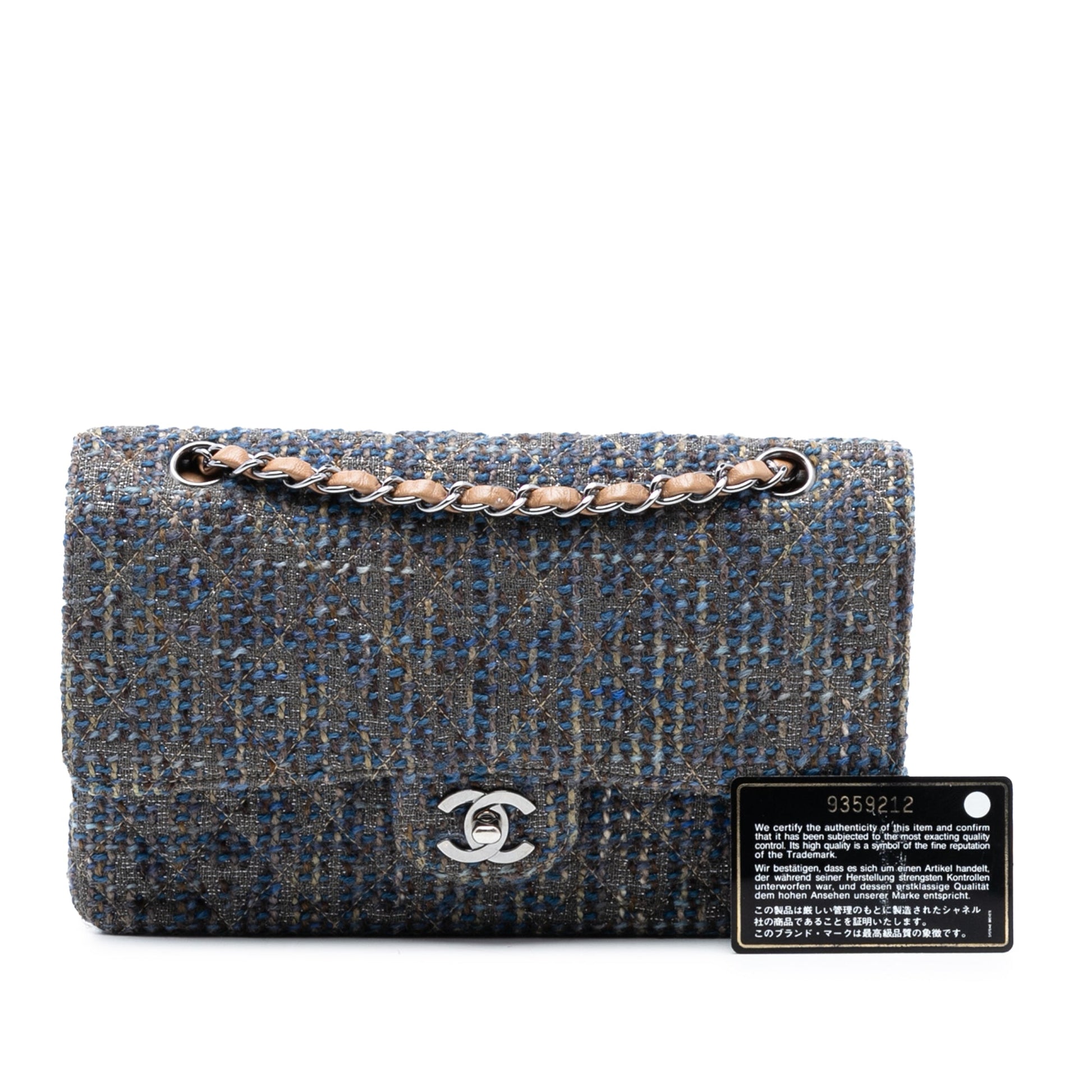 Chanel Medium Classic Tweed Double Flap