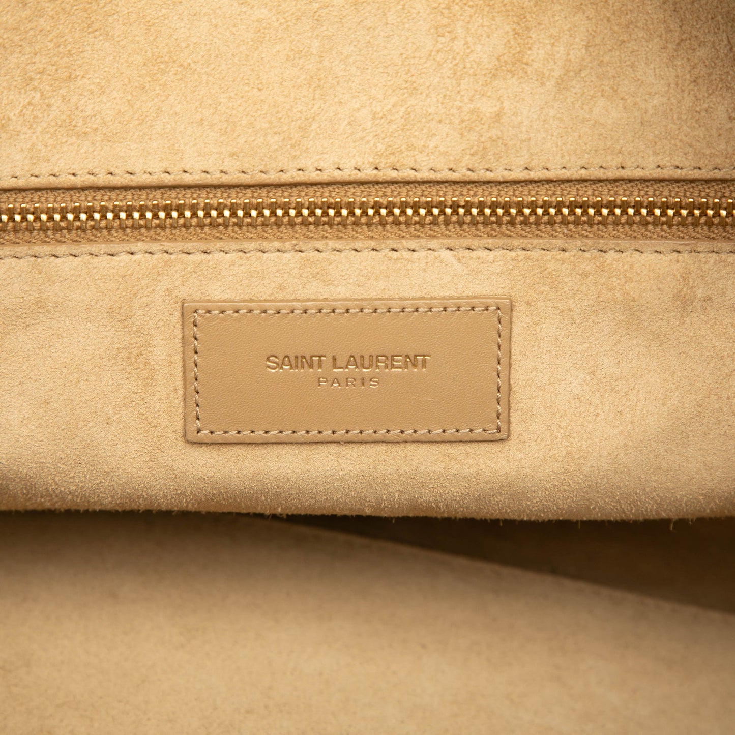Saint Laurent Bicolor Leather Classic Duffle 6 Satchel