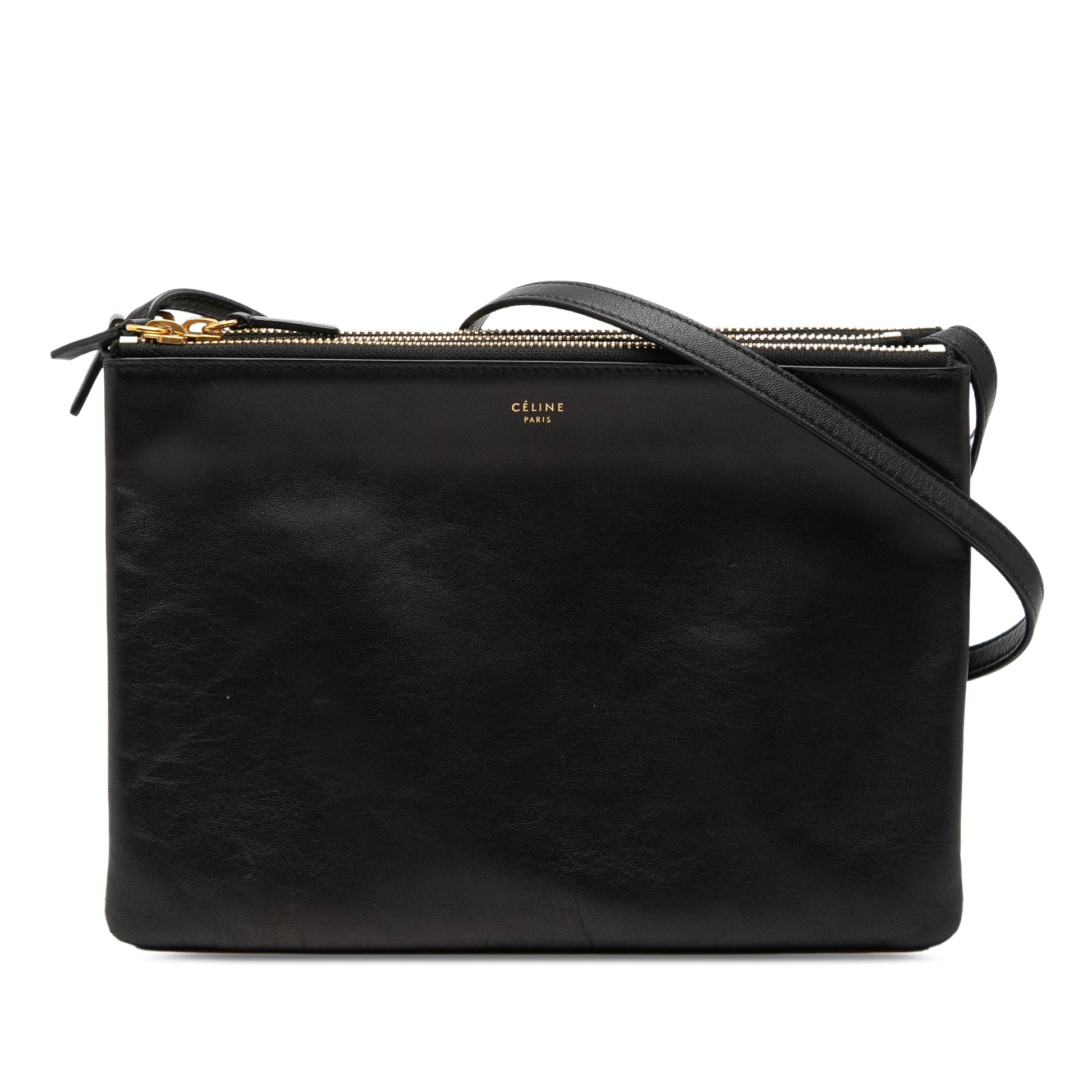 Celine Large Lambskin Trio Crossbody