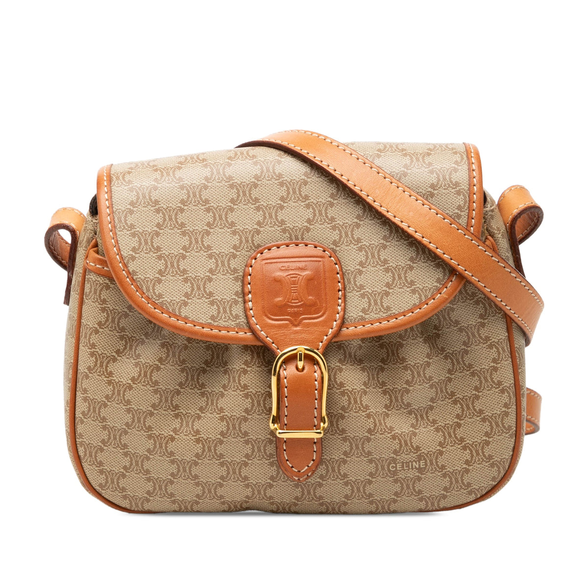 Celine Macadam Coated Canvas Crossbody