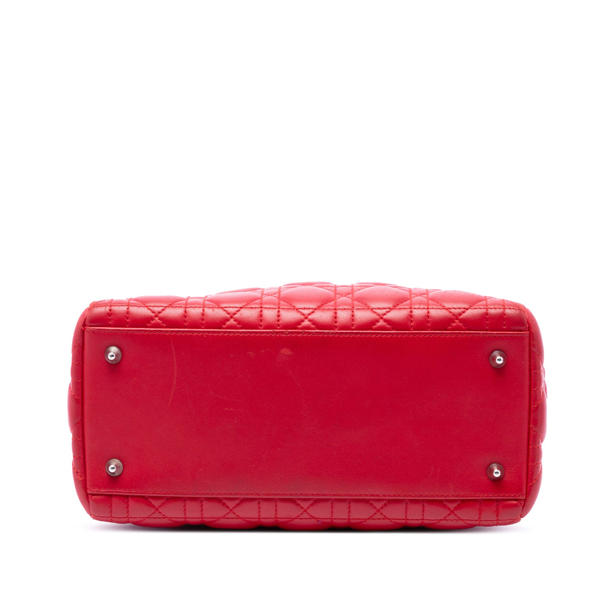Dior Medium Lambskin Cannage Lady Dior