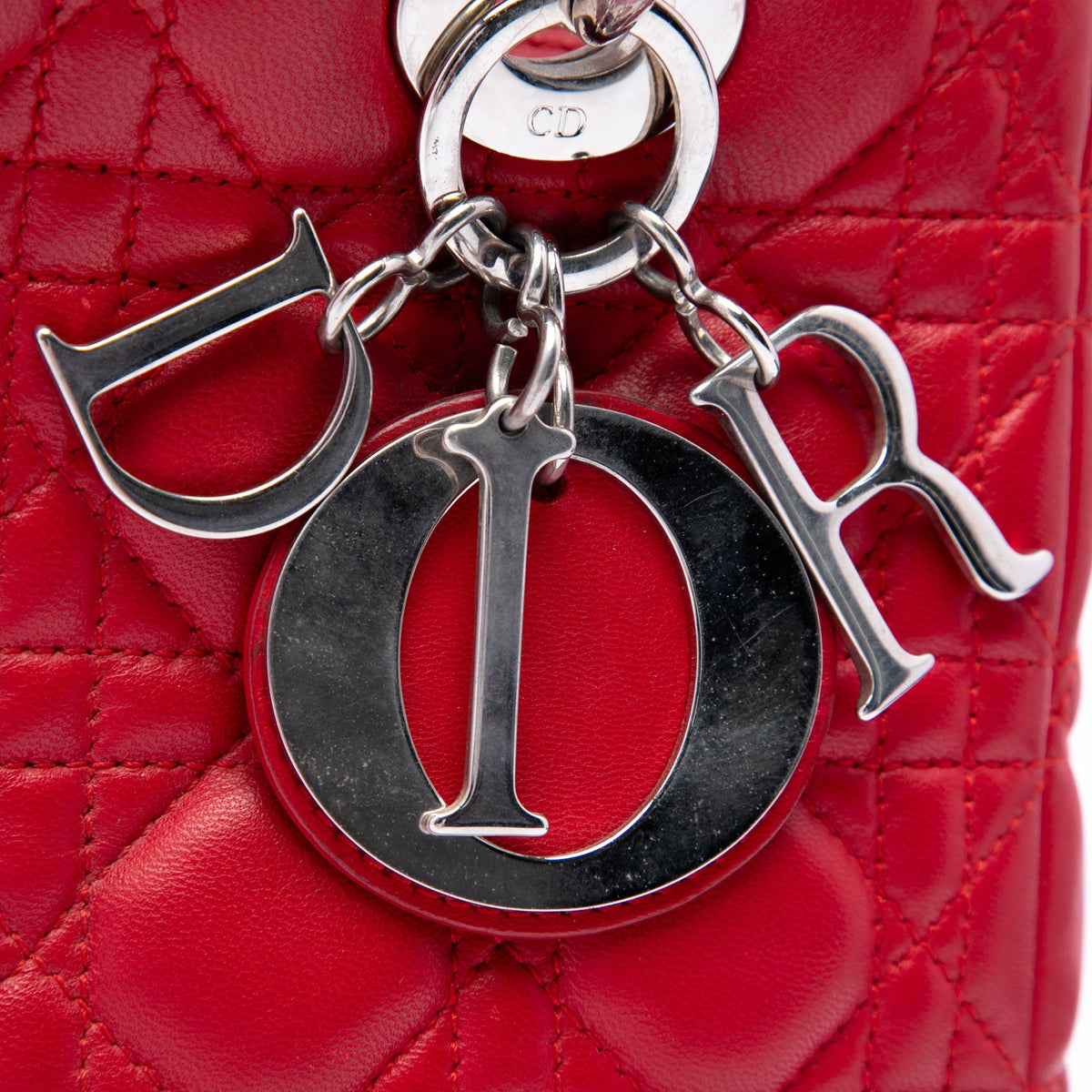 Dior Medium Lambskin Cannage Lady Dior