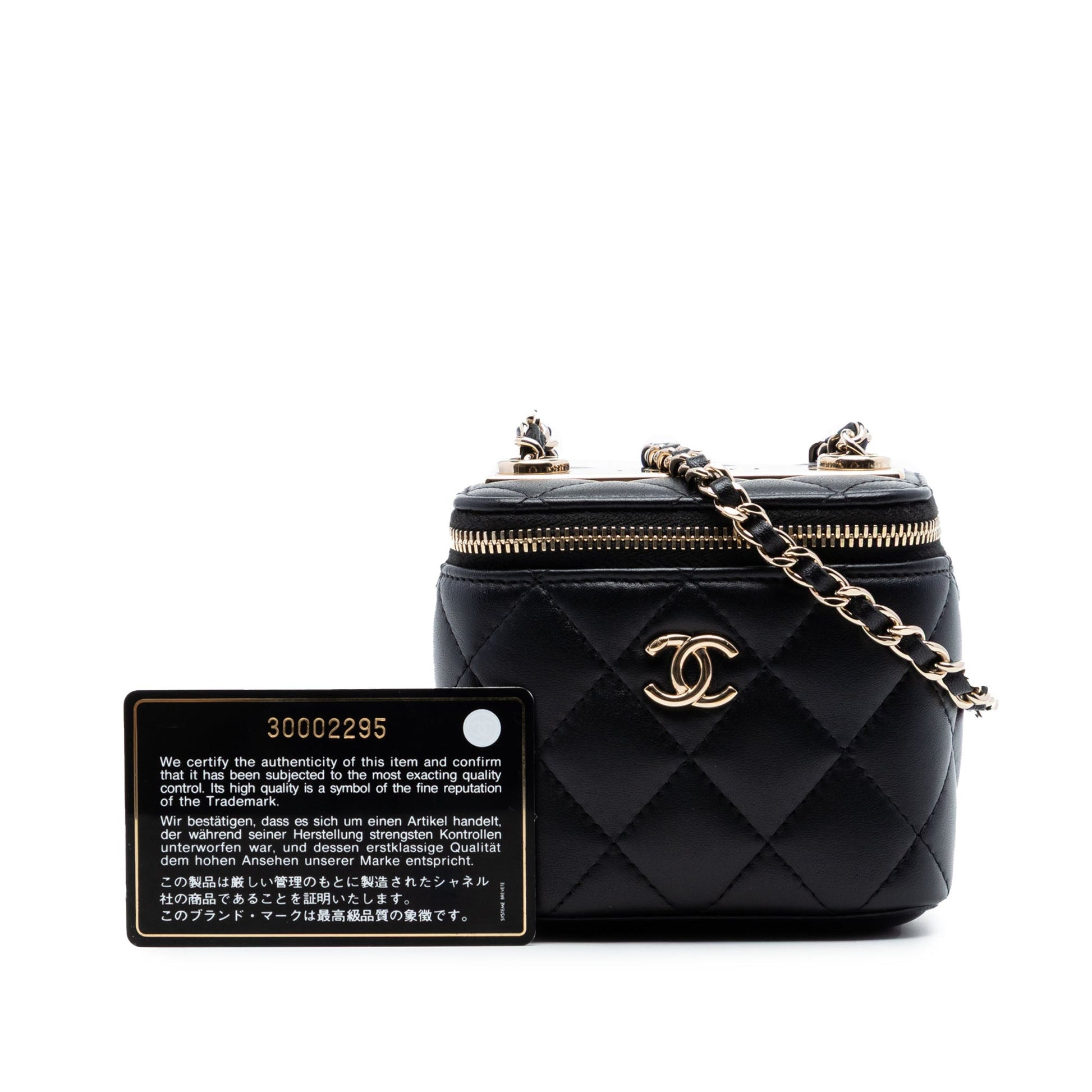 Chanel Mini Quilted Lambskin Trendy CC Vanity Case