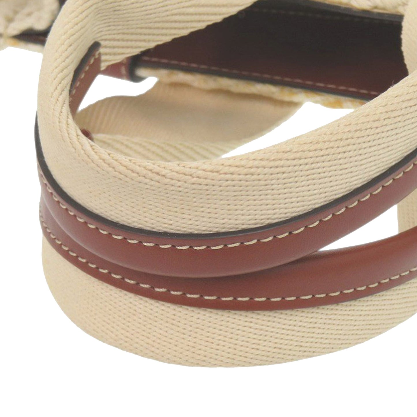 Small Linen Woody Fringe Tote