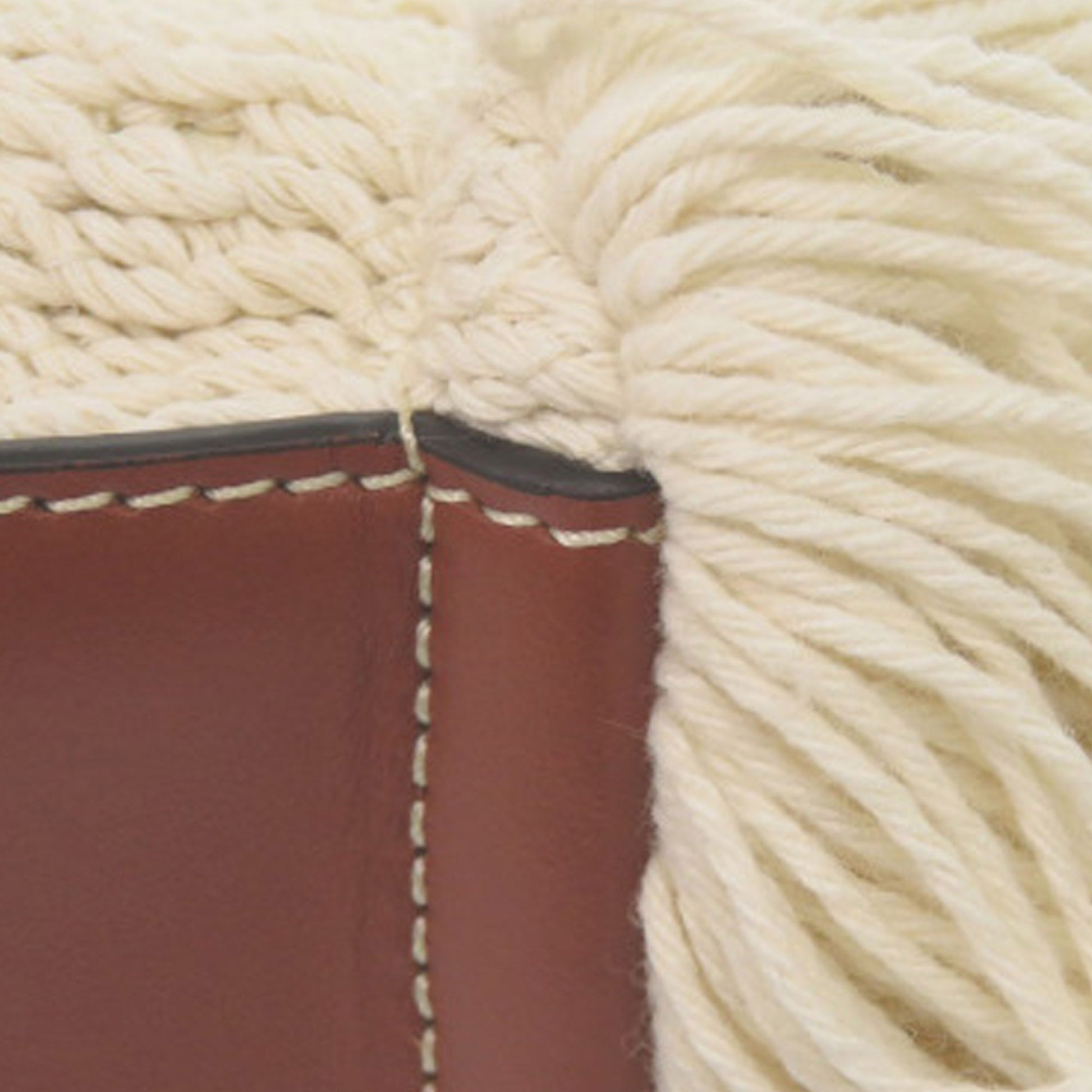 Small Linen Woody Fringe Tote