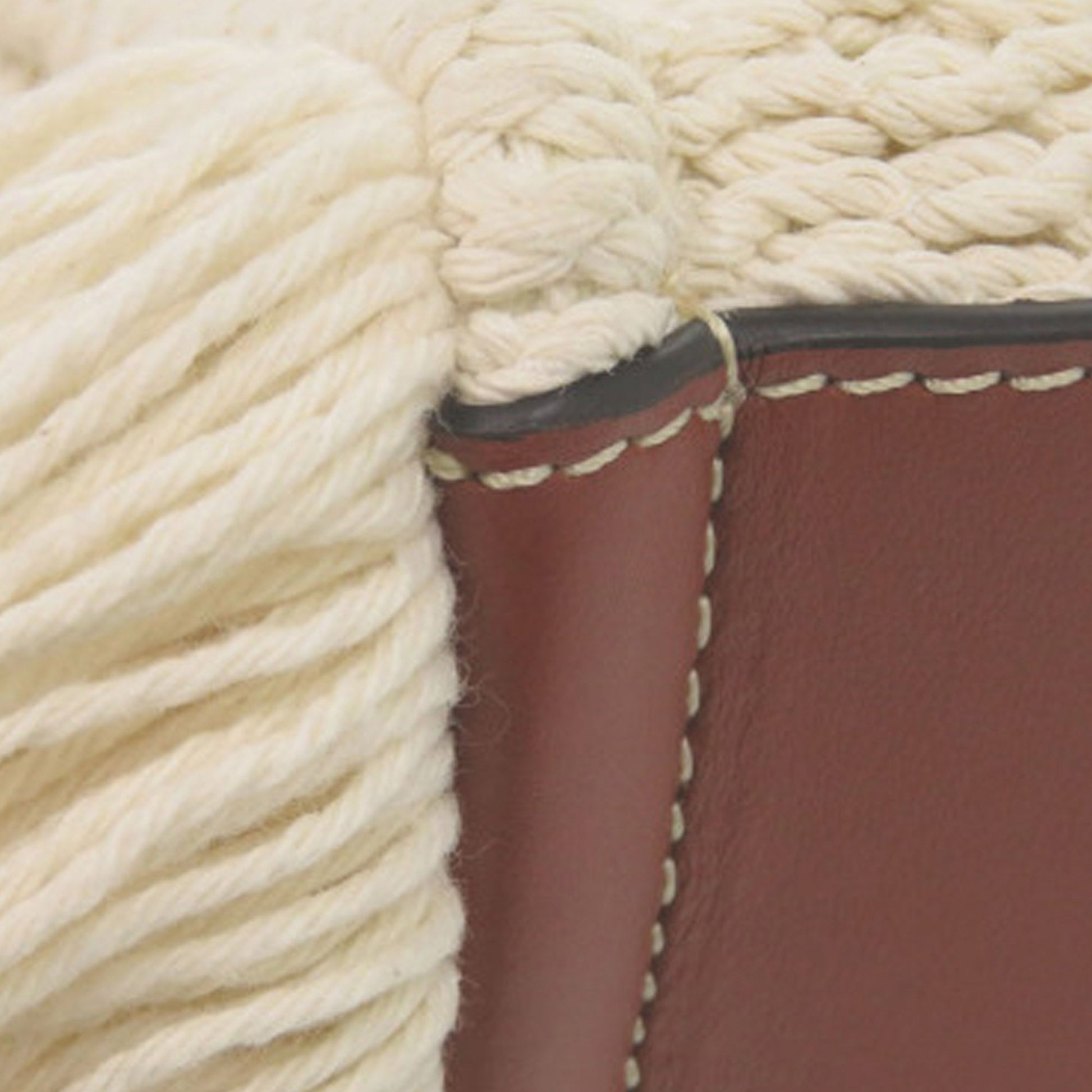 Small Linen Woody Fringe Tote